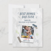 Beste bonus vader vaders dag Stepdad Aangepaste fo (Voorkant)