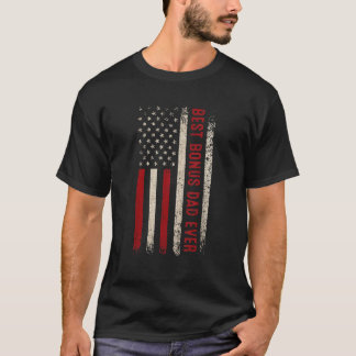 Beste bonusvader ooit voor Stepdad American F T-shirt