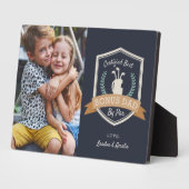 Beste bonusvader op papier | Golf Stepdad Foto Fotoplaat (Zijkant)