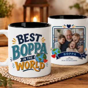 Beste Boppa ter Wereld Foto Mok