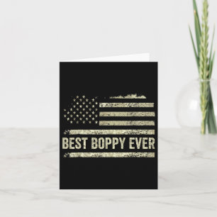 Beste Boppy ooit met de Amerikaanse vlag Vaderdag Kaart