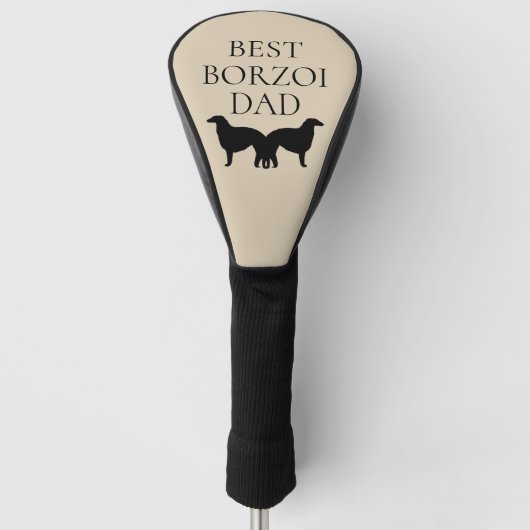 Beste Borzoi-vader Golfheadcover (Voorkant)