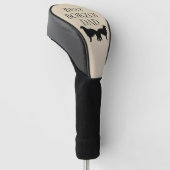 Beste Borzoi-vader Golfheadcover (Schuin)