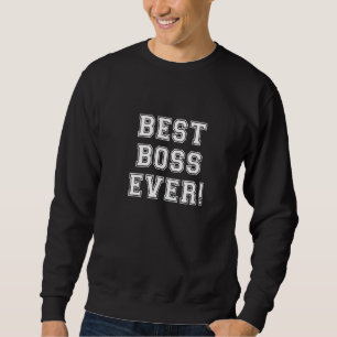 BESTE BOSS OIT Bold College Text Employee Apprecia Trui