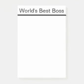 BESTE BOSS-OPMERKINGEN TER WERELD POST-IT® NOTES (Voorkant)