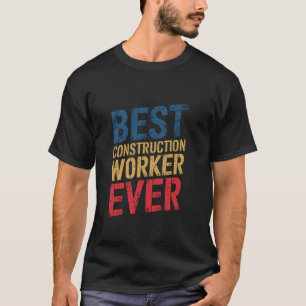 Beste Bouwarbeider Ooit Met Pensioen Opa W T-shirt