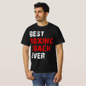 beste boxcoach ooit t-shirt (Voorkant volledig)