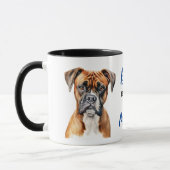 Beste Boxer Hond Moeder Mok (Links)