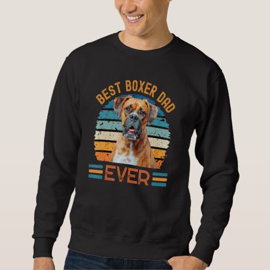 Beste Boxer Pa Ever Dog Vaderdag T-shirt (Voorkant)