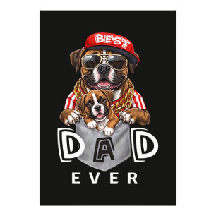 Beste Boxer Vader Ooit Foto Afdruk