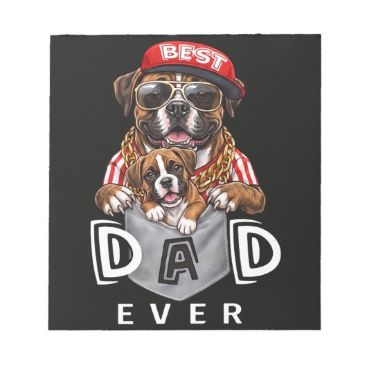Beste Boxer Vader Ooit Notitieblok (Voorkant)