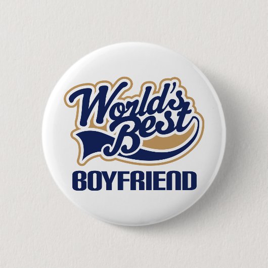 Beste boyvriendin van de wereld ronde button 5,7 cm (Voorkant)