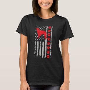 Beste brandweerman Bossie Mam Papa Ooit Vlag Hond  T-shirt