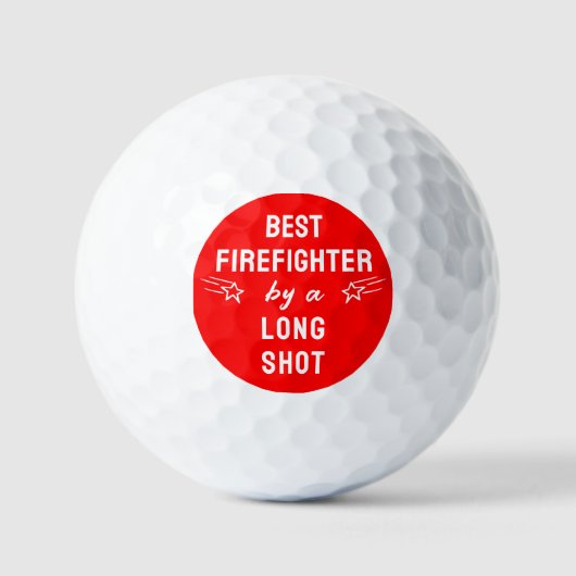 Beste brandweerman golfballen (Voorkant)