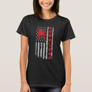 Beste brandweerman, pap van mam, ooit ons vlag hon t-shirt