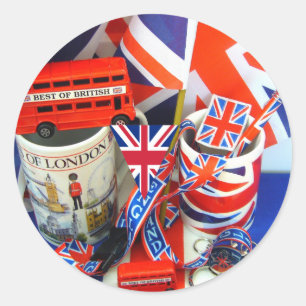 Beste Britse Souvenirs Ronde Sticker