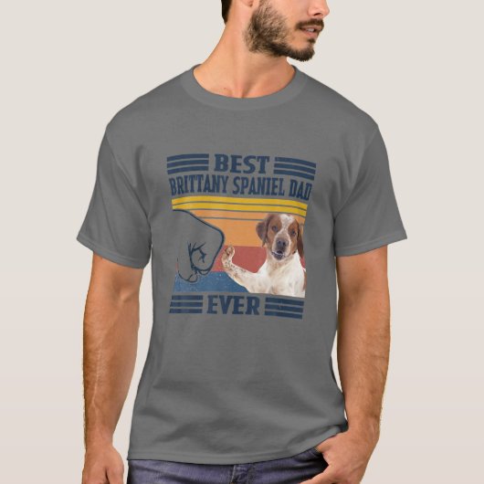 Beste Brittany Spanjaard pa Ever Vaderdag Christus T-shirt (Voorkant)