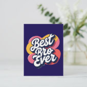 Beste Bro Ever  Briefkaart (Staand voorkant)