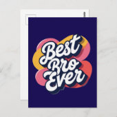 Beste Bro Ever  Briefkaart (Voorkant / Achterkant)