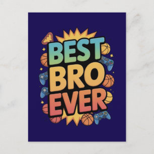 Beste Bro Ever Briefkaart