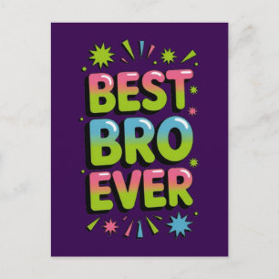 Beste Bro Ever Briefkaart