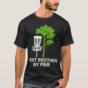 Beste broeder op paardenschijfgolf t-shirt