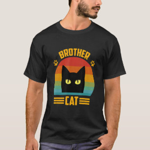 Beste Broer Kat Retro Brother Kat Stijl R T-shirt