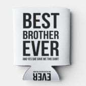 beste broer ooit blikjeskoeler (Achterkant)