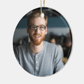 Beste broer ooit definitie foto Kerstmis Keramisch Ornament (Links)