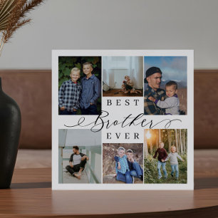 Beste Broer Ooit Foto Collage Keepsake Gift Fotoplaat