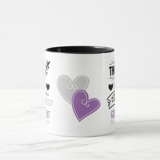 Beste broer vriend maakt beste peetoom mok (Midden)