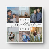 Beste Broers Ooit Fotocollage Keepsake Gift Fotoplaat (Voorkant)