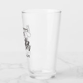 Beste Brother Gift Black script, naam Glas (Links)
