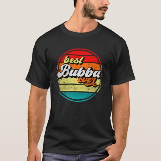 Beste Bubba ooit Vaderdag Opa T-shirt (Voorkant)