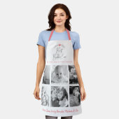 Beste Bubbie Ooit Keuken Chef 6 Foto Collage Bold Schort (Gedragen)