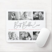 Beste Bubbie Ooit Modern Script 6 Fotocollage Muismat (Met muis)
