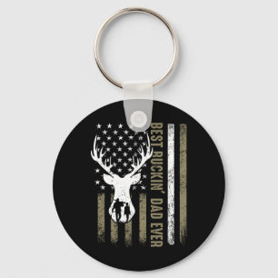 Beste Buckin 'Dad Ever Deer Jagen Vaders Day Game Sleutelhanger
