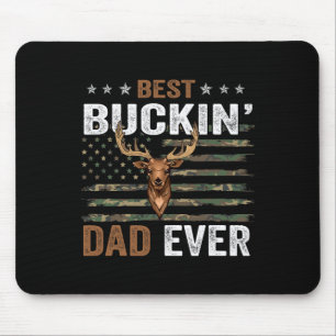 Beste Buckin' Dad Ooit Camo Flag Kleding Voor Papa Muismat