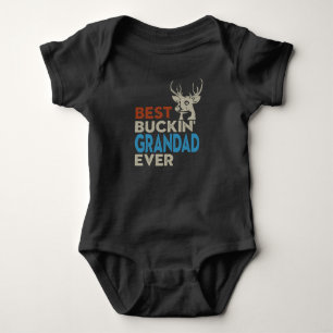 Beste Buckin GranDAD-Shirt, stijlvol design Romper