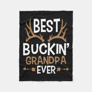 Beste Buckin Opa Ooit - Deer Hunting Opa Fleece Deken