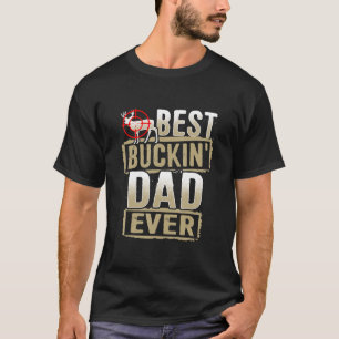 Beste Buckin-pappa ooit jager Gift Hunting Buck T-shirt