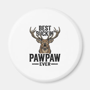 Beste Buckin Pawpaw Vintage Hert Jagers Shirt_1 Magneet