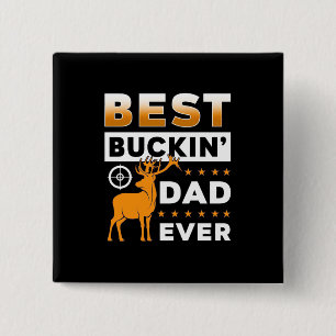 Beste Buckin-vader ooit Vierkante Button 5,1 Cm