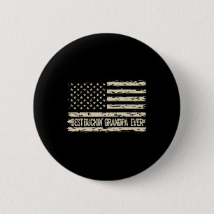 Beste Bucking Opa Ooit Camouflage Amerikaanse Vlag Ronde Button 5,7 Cm
