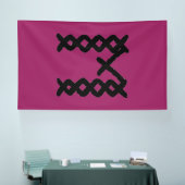 Beste buitenbanners. Groot. Zwart. Blank of op maa Spandoek (Beurs)