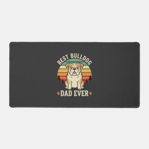 Beste Bulldog Vader Ooit Retro Vector Bureaumat