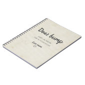 Beste Bump Keepomwille Pregnancy Journal Notitieboek (Linkerzijde)