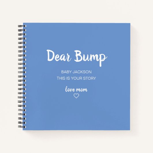 Beste Bump Keepomwille Pregnancy Journal Notitieboek (Voorkant)