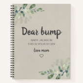 Beste Bump Keepomwille Pregnancy Journal Notitieboek (Voorkant)