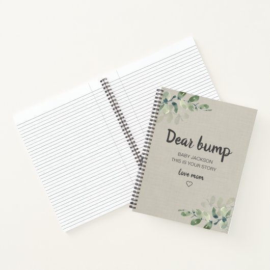 Beste Bump Keepomwille Pregnancy Journal Notitieboek (Binnen)